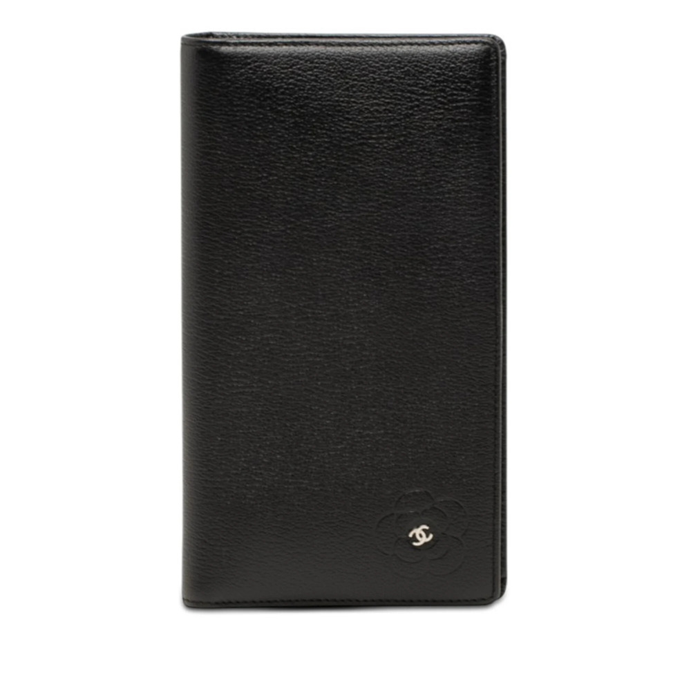 CHANEL Black Logo Wallet